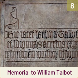 Memorial to William Talbot
