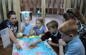 Prayer activities for children in the Minster