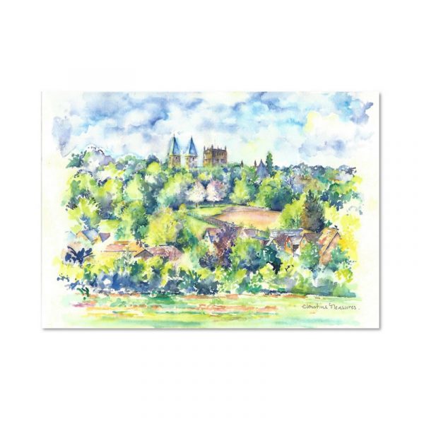 Christine Measures - Southwell Minster Greeting Card