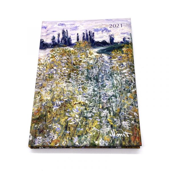 A5 Diary 2021 week to view Monet