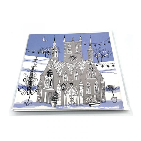 Advent Calendar Card Gothic Church