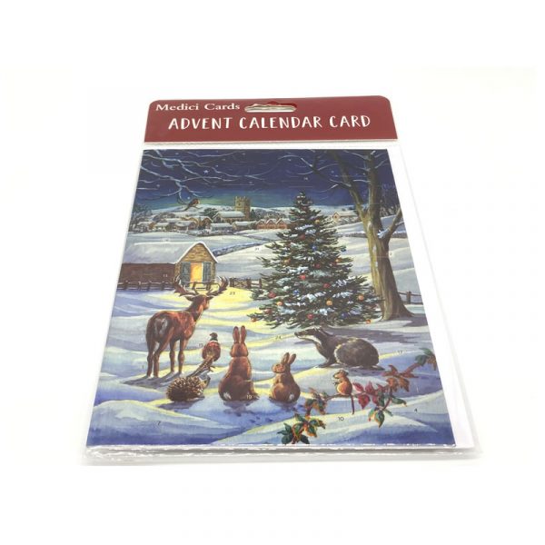 Advent Calendar Card Woodland Creatures