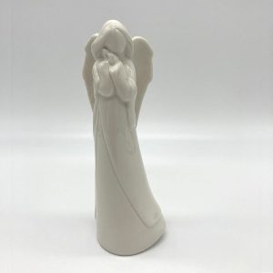 Porcelain Angel hands to cheek