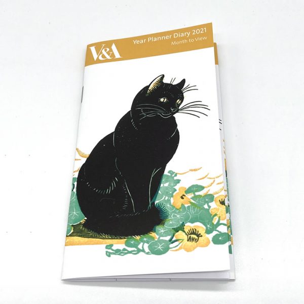 V&A Year Planner Diary 2021 Lucky cat