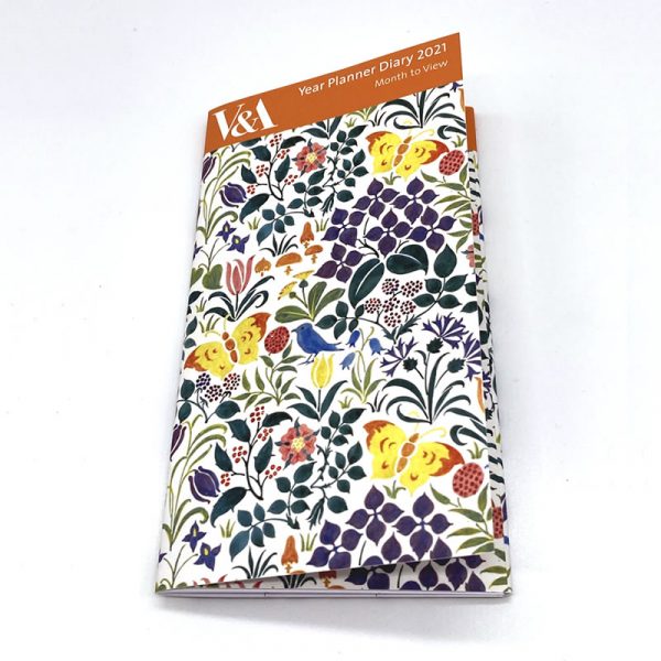 V&A Year Planner Diary 2021 Spring flowers textile