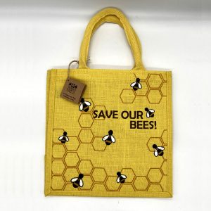 Jute bag bees 12