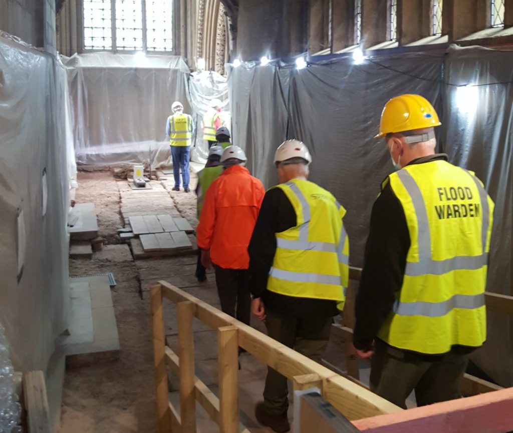 Hard Hat tours of Chapter House