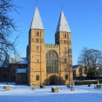 Minster in the snow