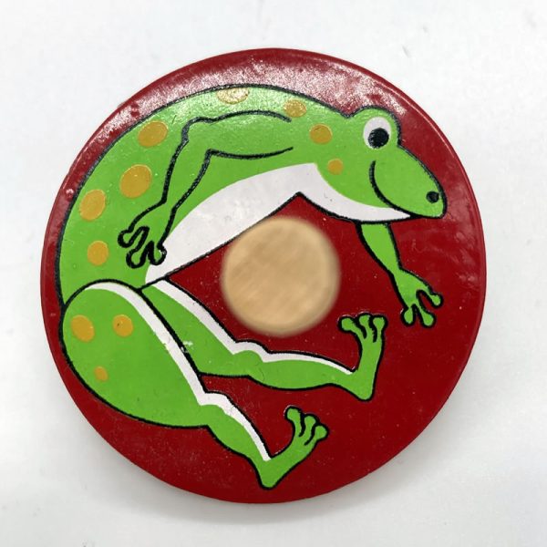 frog spinning top