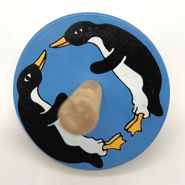 penguin spinning top