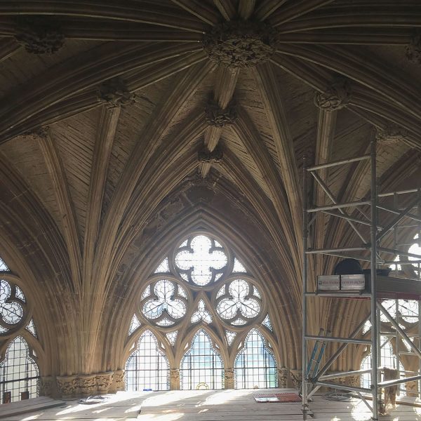 Chapter House Vaulting from scaffolding