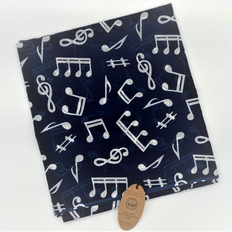 Fair Trade Music Scarf: various colours | Southwell Minster