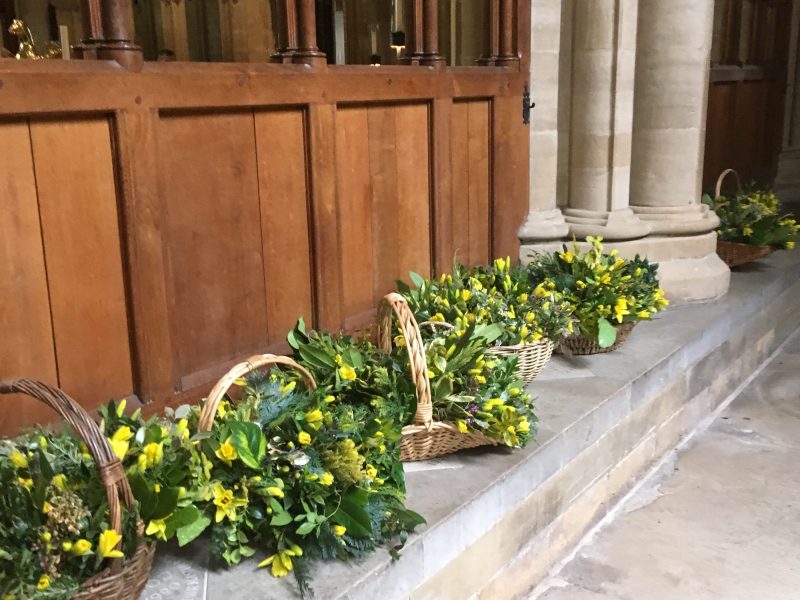 Family service for Mothering Sunday service at Southwell Minster