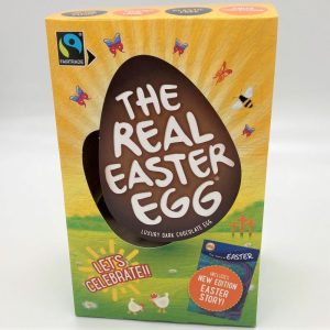Fairtrade dark chocolate easter egg