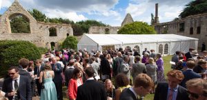 Marquee Reception in the Bishop's Palace grounds